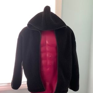Express fleece no zip jacket sz; xs